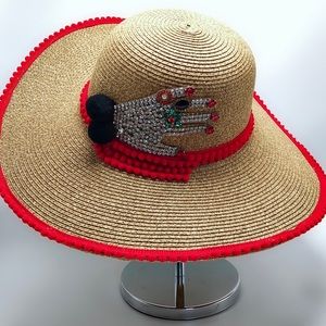 Straw handmade hat